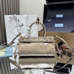 Top Replica Prada Bonnie mini handbag 1BA486 Beige