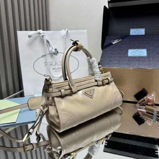 Super Clone Replica Prada Bonnie mini handbag 1BA486 Beige Top Replica Prada Bonnie mini handbag 1BA486 Beige