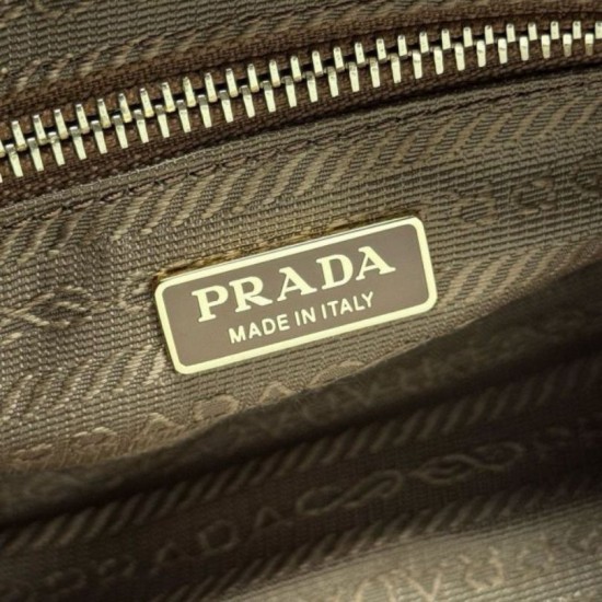 Super Clone Replica Prada Bonnie mini handbag 1BA486 Brown Top Replica Prada Bonnie mini handbag 1BA486 Brown