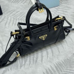 Top Replica Prada Bonnie Mini Handbag 1BA486 Black