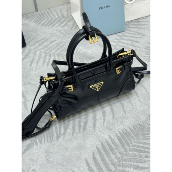 Super Clone Replica Prada Bonnie Mini Handbag 1BA486 Black Top Replica Prada Bonnie Mini Handbag 1BA486 Black
