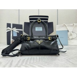Top Replica Prada Bonnie Mini Handbag 1BA486 Black