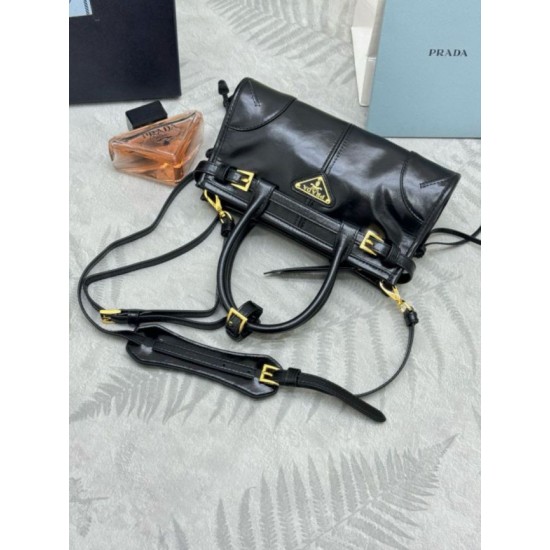 Super Clone Replica Prada Bonnie Mini Handbag 1BA486 Black Top Replica Prada Bonnie Mini Handbag 1BA486 Black