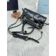 Super Clone Replica Prada Bonnie Mini Handbag 1BA486 Black Top Replica Prada Bonnie Mini Handbag 1BA486 Black