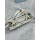 Super Clone Replica Prada Bonnie Mini Handbag 1BA486 White Top Replica Prada Bonnie Mini Handbag 1BA486 White