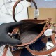 Super Clone Replica Prada Bonnie Mini Handbag 1BA486 Blue/Brown Top Replica Prada Bonnie Mini Handbag 1BA486 Blue/Brown
