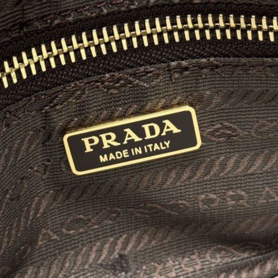Super Clone Replica Prada Bonnie Mini Handbag 1BA486 Blue/Brown Top Replica Prada Bonnie Mini Handbag 1BA486 Blue/Brown