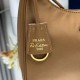 Top Replica Prada Re-Edition 2005 Re-Nylon Saffiano Mini Hobo Bag 1N204M Brown