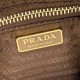 Top Replica Prada Re-Edition 2005 Re-Nylon Saffiano Mini Hobo Bag 1N204M Brown