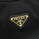 Top Replica Prada Re-Edition 2005 Re-Nylon Saffiano Mini Hobo Bag 1N204M Black