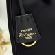 Top Replica Prada Re-Edition 2005 Re-Nylon Saffiano Mini Hobo Bag 1N204M Black