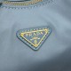 Top Replica Prada Re-Edition 2005 Re-Nylon Saffiano Mini Hobo Bag 1N204M Blue