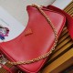 AAA Replica Prada Saffiano Leather Handbag/Hobo Bag Re-Edition 2005 Red 1:1 Replica Prada Saffiano Leather Handbag/Hobo Bag Re-Edition 2005 Red Knockoff