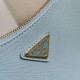 AAA Replica Prada Saffiano Leather Handbag/Hobo Bag Re-Edition 2005 Blue 1:1 Replica Prada Saffiano Leather Handbag/Hobo Bag Re-Edition 2005 Blue Knockoff