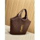 1:1 Replica YSL Saint Laurent Icare Tote Bag Brown Suede Knockoff
