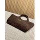 1:1 Replica YSL Saint Laurent Icare Tote Bag Brown Suede Knockoff