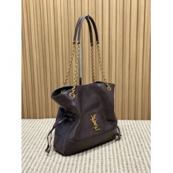 1:1 Replica YSL Saint Laurent Jamie Shopping Small/Large Tote Bag Coffee Knockoff