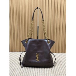 1:1 Replica YSL Saint Laurent Jamie Shopping Small/Large Tote Bag Coffee Knockoff