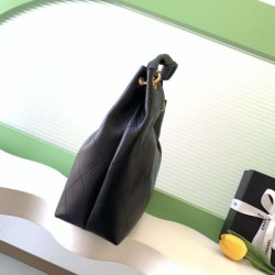 1:1 Replica Chanel 26C Dumpling Hobo Bag AS5978 Black Knockoff