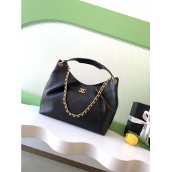 1:1 Replica Chanel 26C Dumpling Hobo Bag AS5978 Black Knockoff