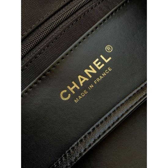 1:1 Replica Chanel 26C Dumpling Hobo Bag AS5978 Black Knockoff
