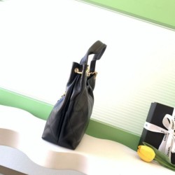 1:1 Replica Chanel 26C Hippie Hobo Bag Black Knockoff