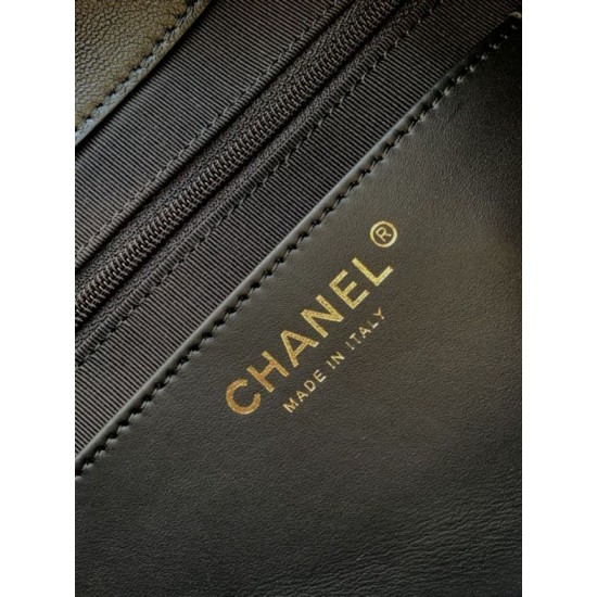 1:1 Replica Chanel 26C Hippie Hobo Bag Black Knockoff