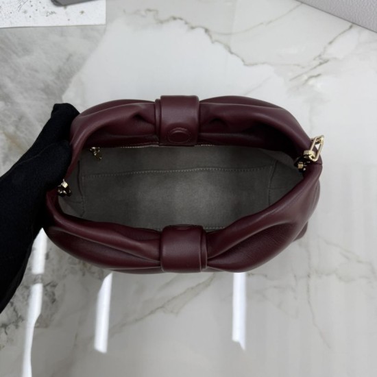 AAA Replica Dior Bow Small/Medium Crossbody Bag with Gold Finish Coffee 1:1 Replica Dior Bow Small/Medium Crossbody Bag with Gold Finish Coffee Knockoff