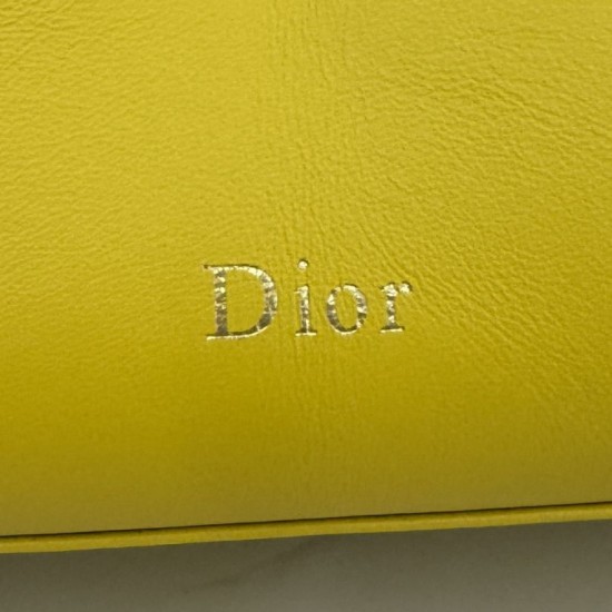 AAA Replica Dior Bow Small/Medium Crossbody Bag with Gold Finish Yellow 1:1 Replica Dior Bow Small/Medium Crossbody Bag with Gold Finish Yellow Knockoff