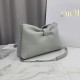 AAA Replica Dior Bow Small/Medium Crossbody Bag with Gold Finish Grey 1:1 Replica Dior Bow Small/Medium Crossbody Bag with Gold Finish Grey Knockoff