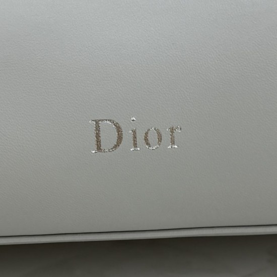AAA Replica Dior Bow Small/Medium Crossbody Bag with Gold Finish Grey 1:1 Replica Dior Bow Small/Medium Crossbody Bag with Gold Finish Grey Knockoff