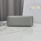 AAA Replica Dior Bow Small/Medium Crossbody Bag with Gold Finish Grey 1:1 Replica Dior Bow Small/Medium Crossbody Bag with Gold Finish Grey Knockoff
