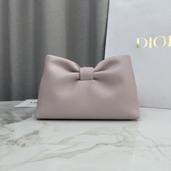 AAA Replica Dior Bow Small/Medium Crossbody Bag with Gold Finish Rose 1:1 Replica Dior Bow Small/Medium Crossbody Bag with Gold Finish Rose Knockoff