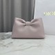 AAA Replica Dior Bow Small/Medium Crossbody Bag with Gold Finish Rose 1:1 Replica Dior Bow Small/Medium Crossbody Bag with Gold Finish Rose Knockoff