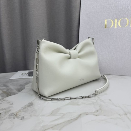 AAA Replica Dior Bow Small/Medium Crossbody Bag with Gold Finish Beige 1:1 Replica Dior Bow Small/Medium Crossbody Bag with Gold Finish Beige Knockoff