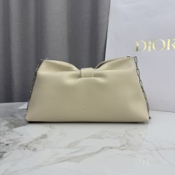 AAA Replica Dior Bow Small/Medium Crossbody Bag Light Beige Stainless Steel 1:1 Replica Dior Bow Small/Medium Crossbody Bag Light Beige Stainless Steel Knockoff