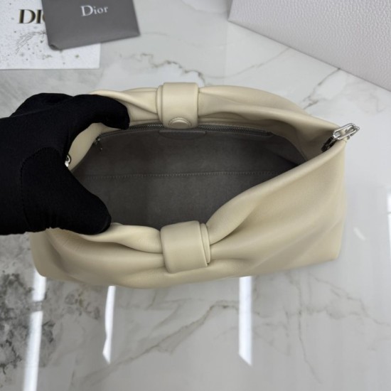 AAA Replica Dior Bow Small/Medium Crossbody Bag Light Beige Stainless Steel 1:1 Replica Dior Bow Small/Medium Crossbody Bag Light Beige Stainless Steel Knockoff