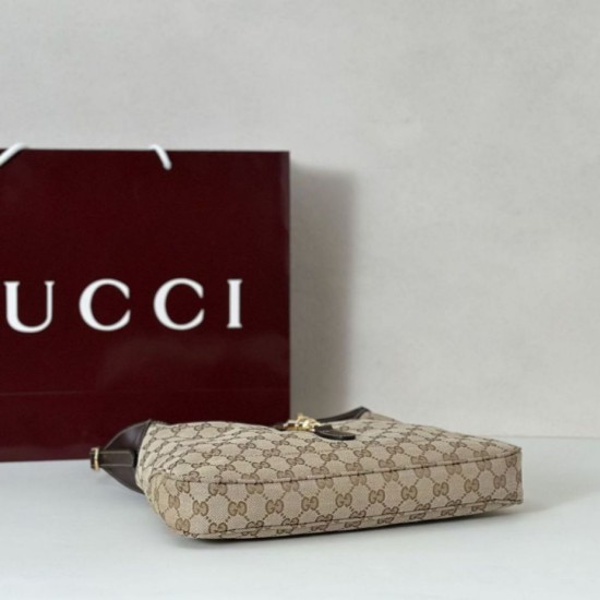 AAA Replica Gucci Jackie 1961 Medium Shoulder Bag 863136 Brown 1:1 Replica Gucci Jackie 1961 Medium Shoulder Bag 863136 Brown Knockoff