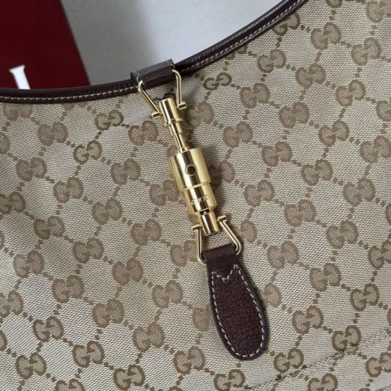 AAA Replica Gucci Jackie 1961 Medium Shoulder Bag 863136 Brown 1:1 Replica Gucci Jackie 1961 Medium Shoulder Bag 863136 Brown Knockoff