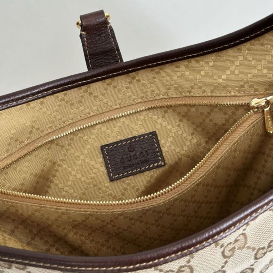 AAA Replica Gucci Jackie 1961 Medium Shoulder Bag 863136 Brown 1:1 Replica Gucci Jackie 1961 Medium Shoulder Bag 863136 Brown Knockoff