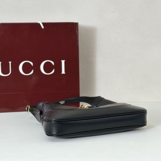 AAA Replica Gucci Jackie 1961 Medium Shoulder Bag 863136 Black 1:1 Replica Gucci Jackie 1961 Medium Shoulder Bag 863136 Black Knockoff