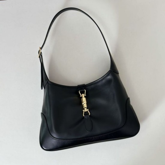 AAA Replica Gucci Jackie 1961 Medium Shoulder Bag 863136 Black 1:1 Replica Gucci Jackie 1961 Medium Shoulder Bag 863136 Black Knockoff