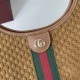 AAA Replica Gucci Giglio Large Suede GG Tote Bag 853971 Brown 1:1 Replica Gucci Giglio Large Suede GG Tote Bag 853971 Brown Knockoff