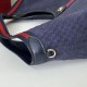 AAA Replica Gucci Giglio Large Suede GG Tote Bag 853971 Blue 1:1 Replica Gucci Giglio Large Suede GG Tote Bag 853971 Blue Knockoff