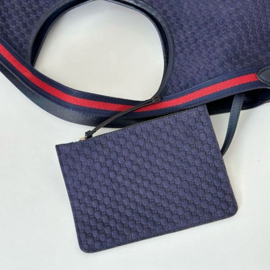 AAA Replica Gucci Giglio Large Suede GG Tote Bag 853971 Blue 1:1 Replica Gucci Giglio Large Suede GG Tote Bag 853971 Blue Knockoff