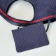AAA Replica Gucci Giglio Large Suede GG Tote Bag 853971 Blue 1:1 Replica Gucci Giglio Large Suede GG Tote Bag 853971 Blue Knockoff