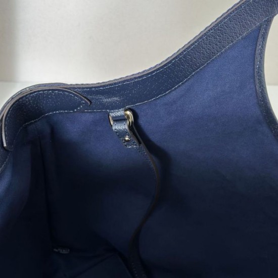 AAA Replica Gucci Giglio Large Suede GG Tote Bag 853971 Blue 1:1 Replica Gucci Giglio Large Suede GG Tote Bag 853971 Blue Knockoff