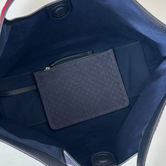 AAA Replica Gucci Giglio Large Suede GG Tote Bag 853971 Blue 1:1 Replica Gucci Giglio Large Suede GG Tote Bag 853971 Blue Knockoff