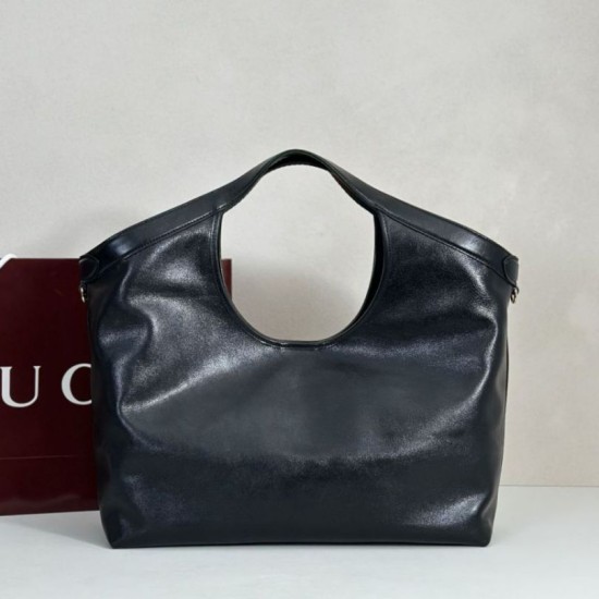 AAA Replica Gucci Giglio Large Tote Bag 853971 Black 1:1 Replica Gucci Giglio Large Tote Bag 853971 Black Knockoff