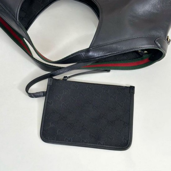 AAA Replica Gucci Giglio Large Tote Bag 853971 Black 1:1 Replica Gucci Giglio Large Tote Bag 853971 Black Knockoff